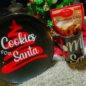 Santa Plate and Mug